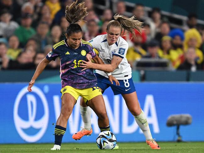 Colombia fue eliminada por Inglaterra del Mundial Femenino. EFE/EPA/DEAN LEWINS AUSTRALIA AND NEW ZEALAND OUT