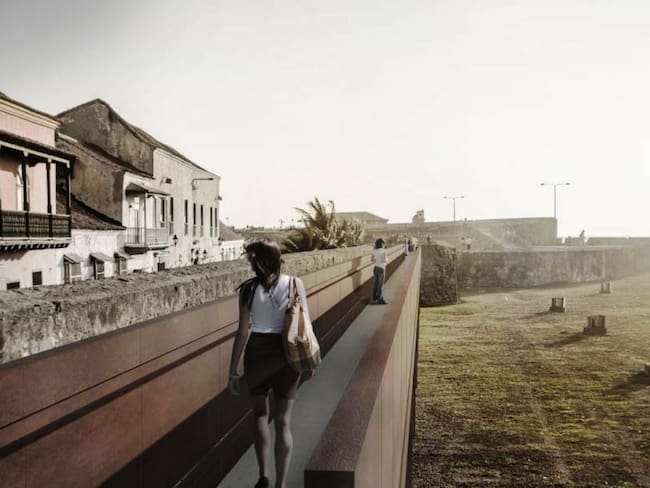 Este será el nuevo puente para que no haya más ‘cuerda floja’ en las murallas de Cartagena