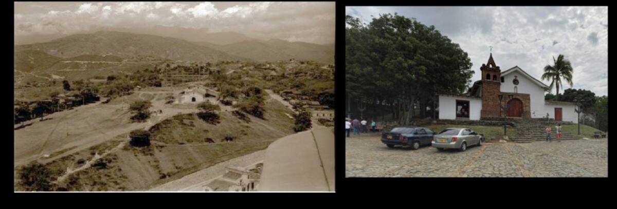 Antes y ahora de la iglesia de San Antonio