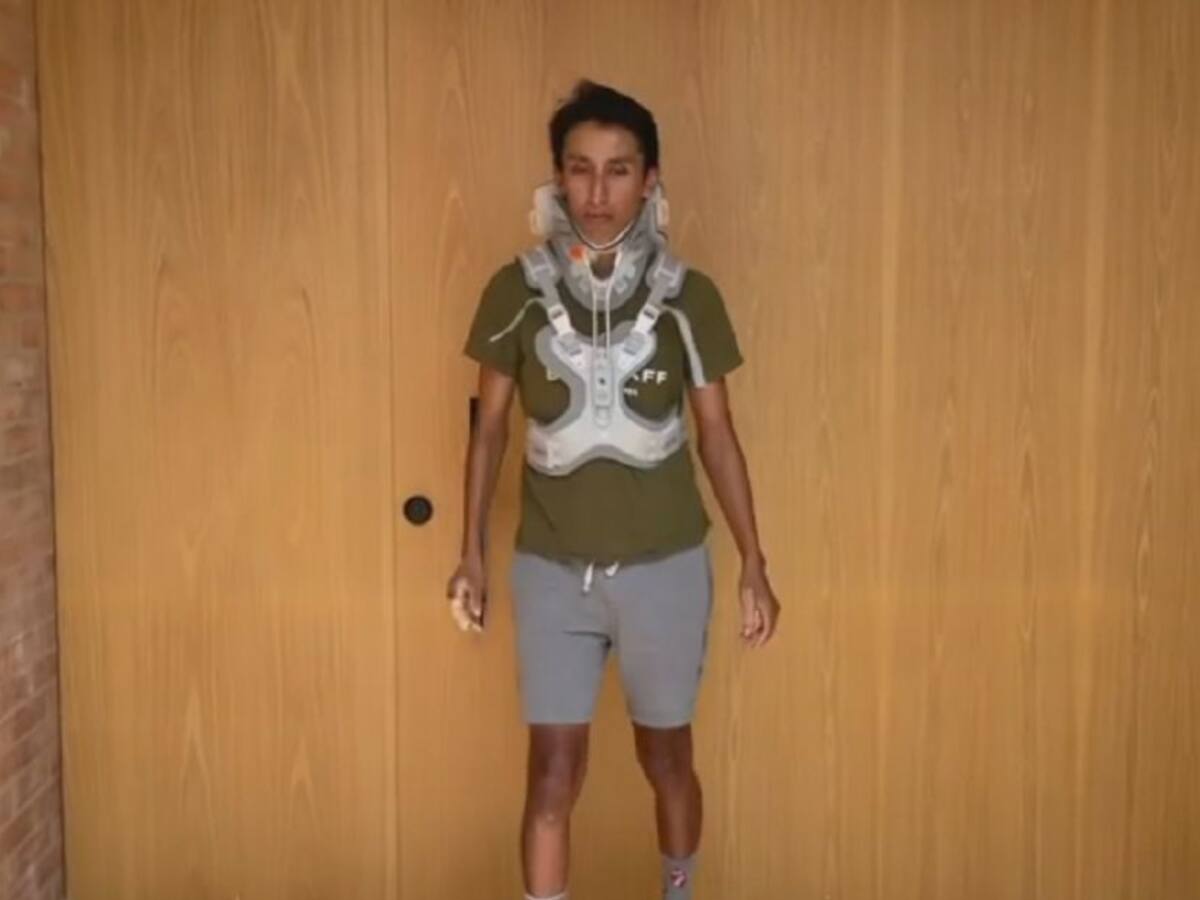 Egan Bernal y un video que ilusiona, dio sus primeros pasos