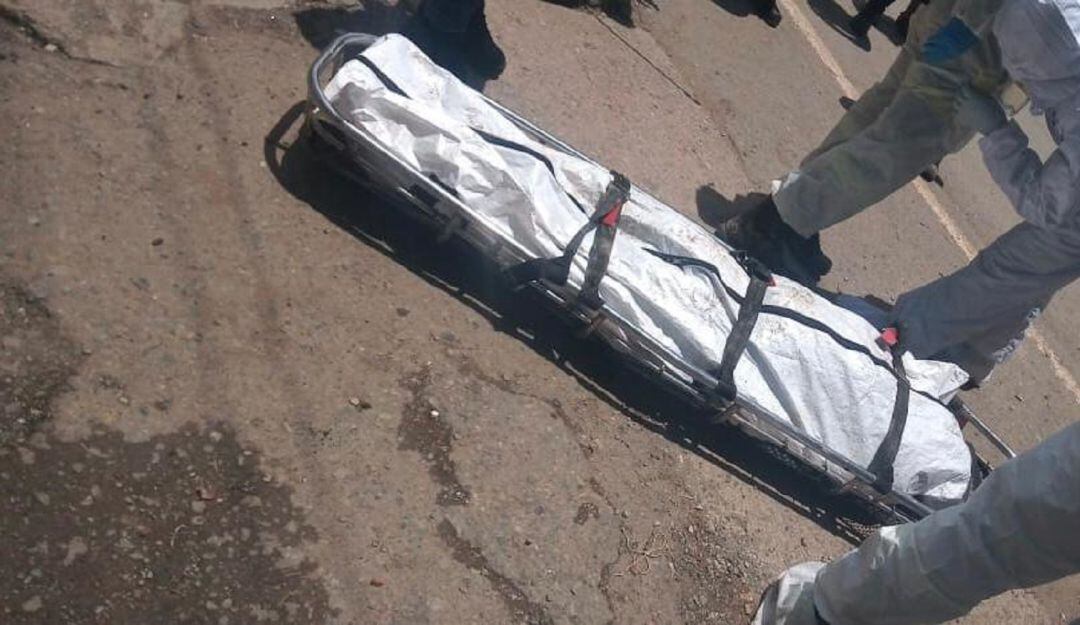 Lugar de la emergencia en la vereda El Bosque de Neira, Caldas. Foto: Óscar Ramírez.