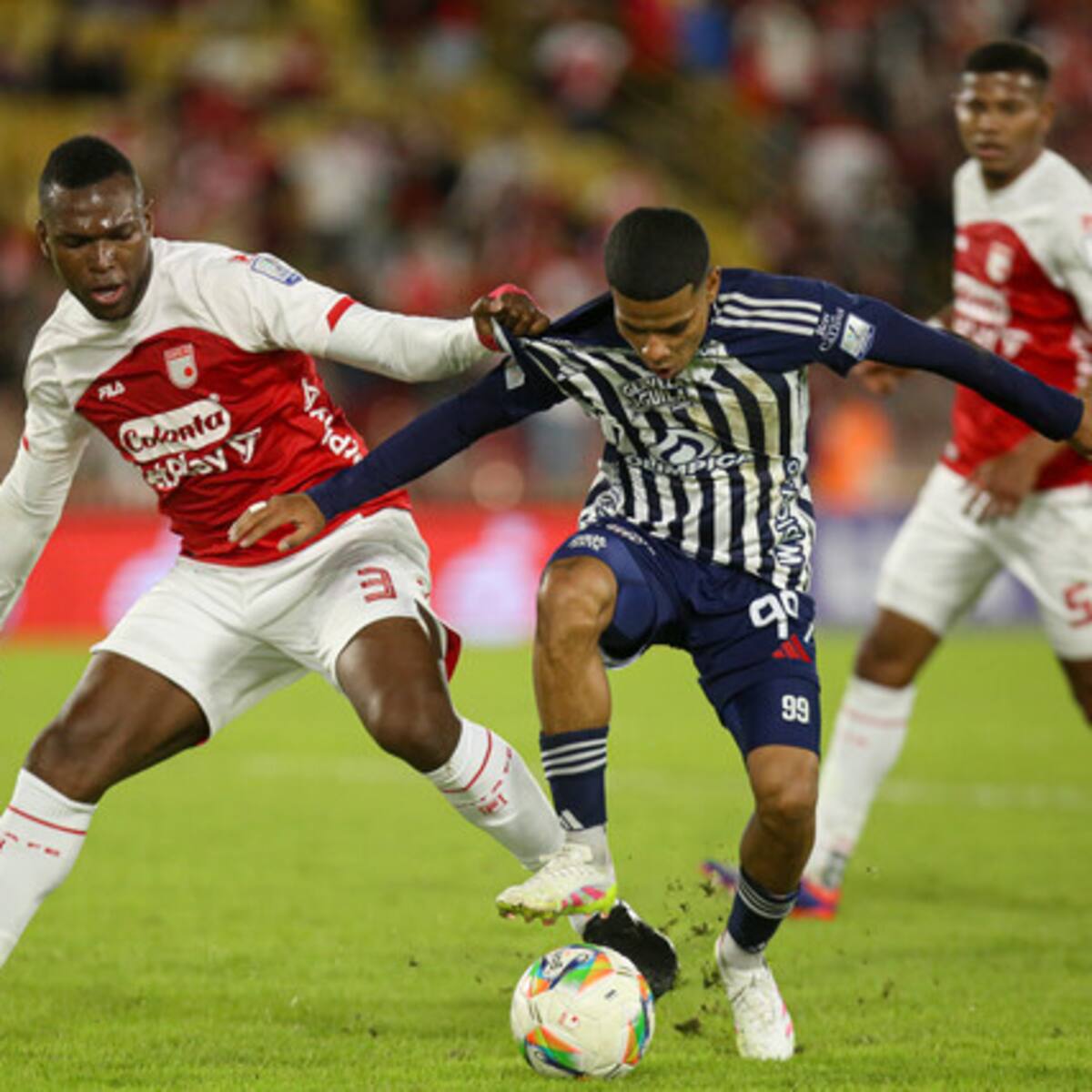 Santa Fe 2-1 Junior por Liga colombiana: resumen y goles del partido