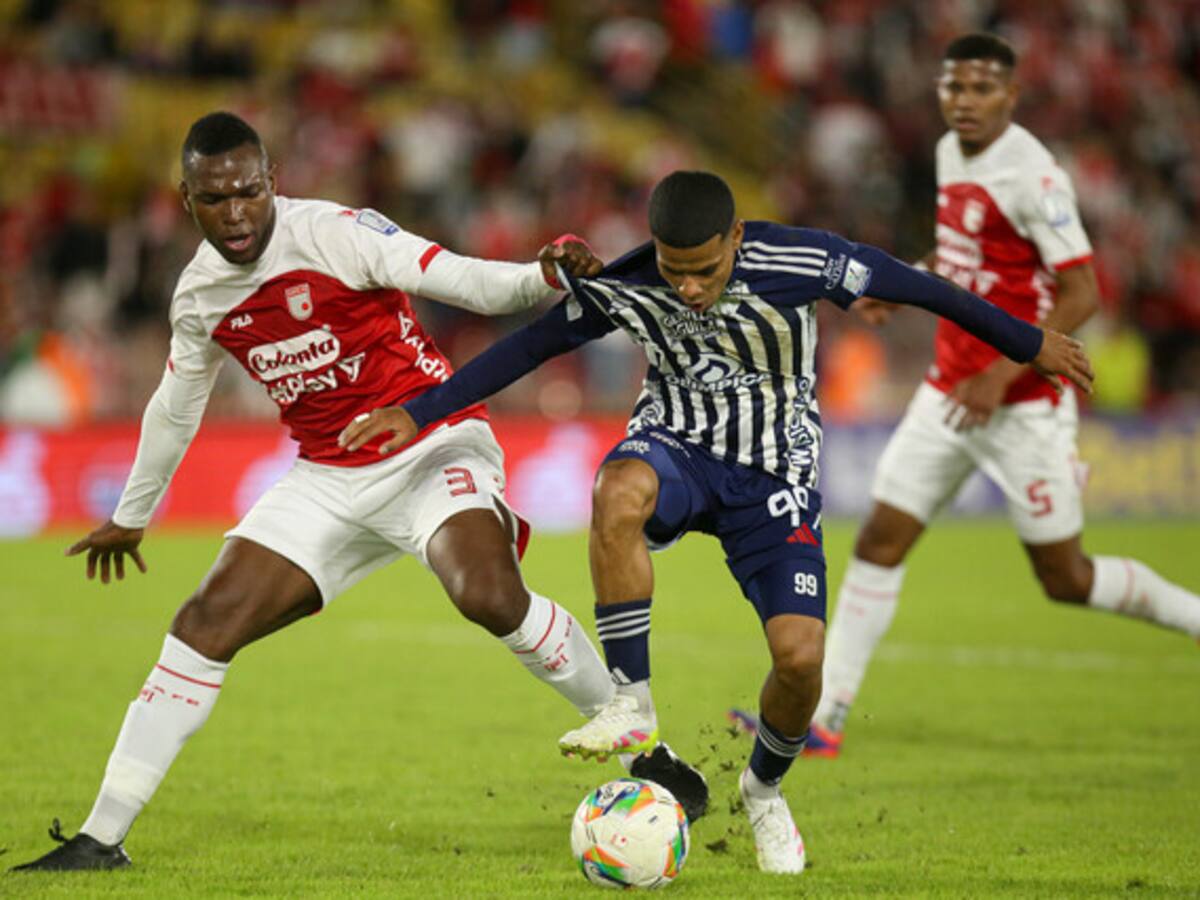 Santa Fe 2-1 Junior por Liga colombiana: resumen y goles del partido