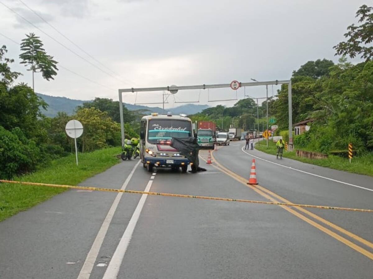 Asesinan al conductor de una buseta que cubría la ruta Belén de Umbría - Pereira
