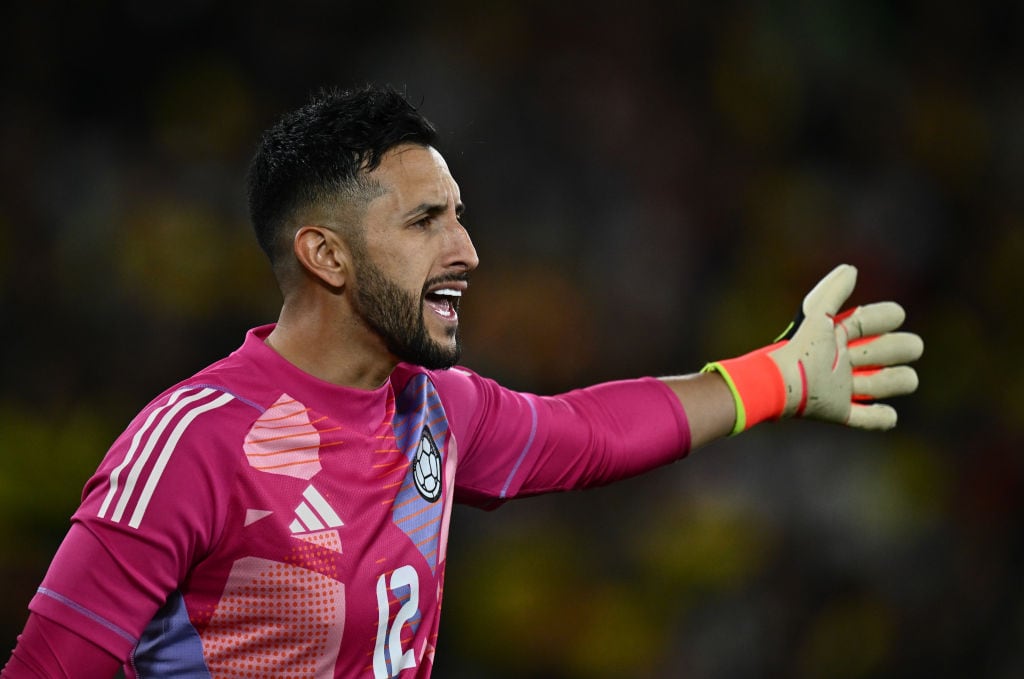 Camilo Vargas en la Selección Colombia. (Photo by Sebastian Frej/MB Media/Getty Images)