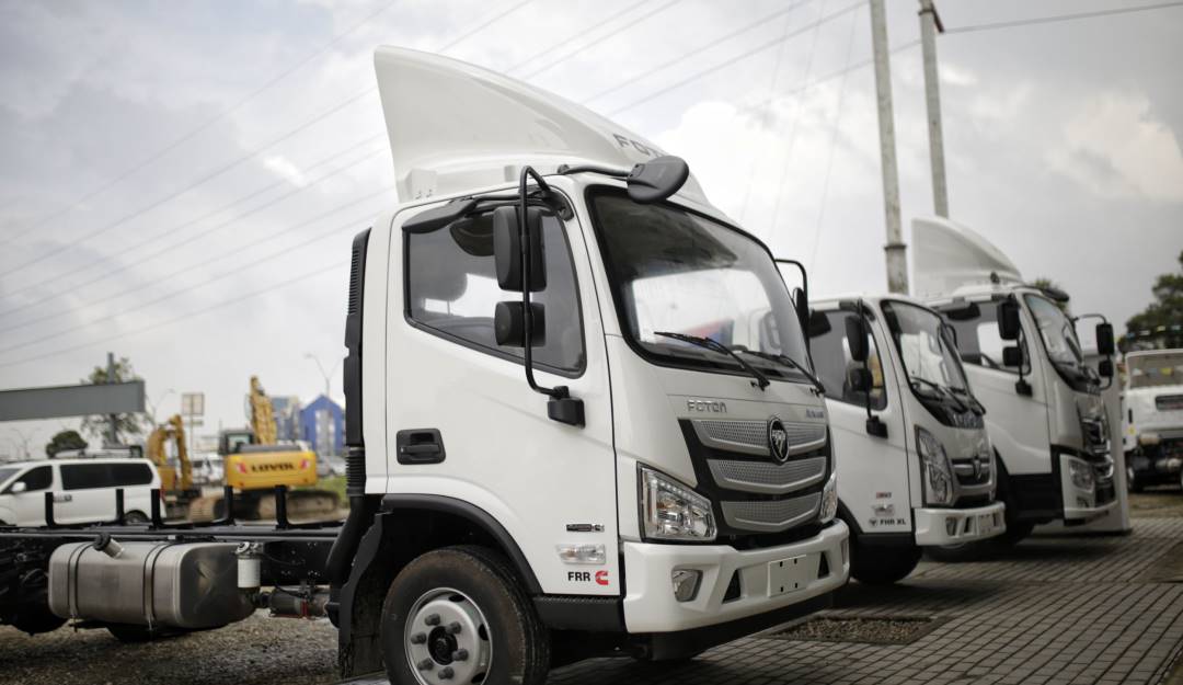 Transporte de carga terrestre. Foto: Colprensa. 