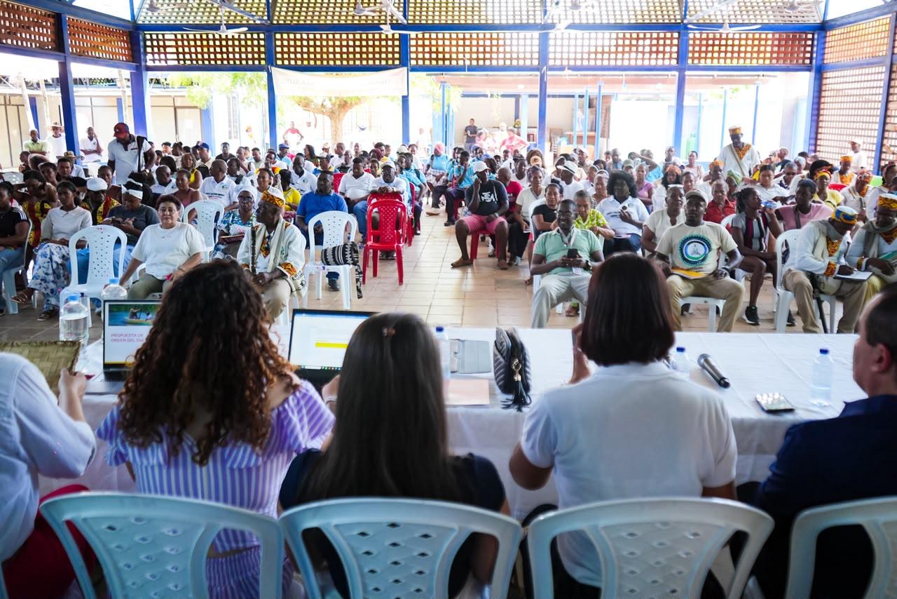 Jornada de consulta previa en San Basilio de Palenque. // Gobernación de Bolívar