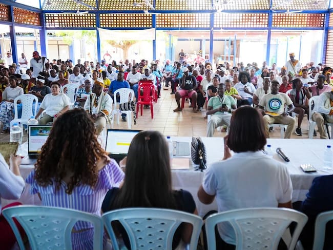 Jornada de consulta previa en San Basilio de Palenque. // Gobernación de Bolívar