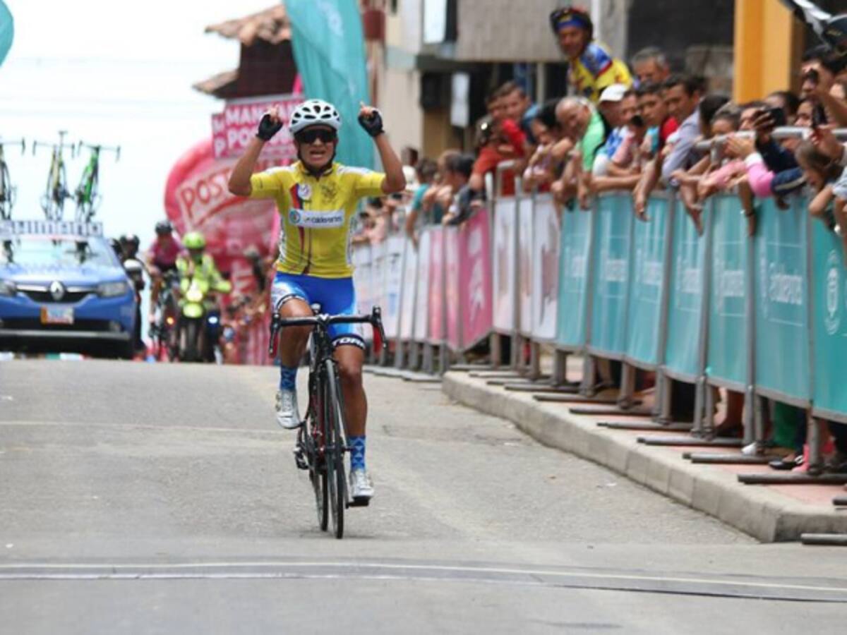 Ana Cristina Sanabria, primera campeona de La Vuelta a Colombia Femenina