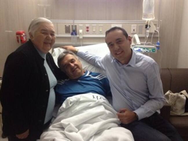 Lucho Garzón está en recuperación cardiaca tras su cirugía