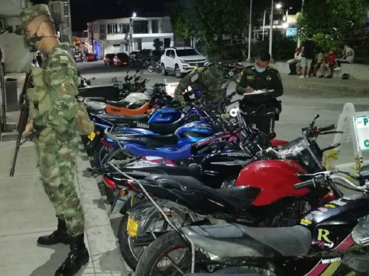 Hallados 100 motociclistas haciendo piques ilegales en Victoria, Caldas