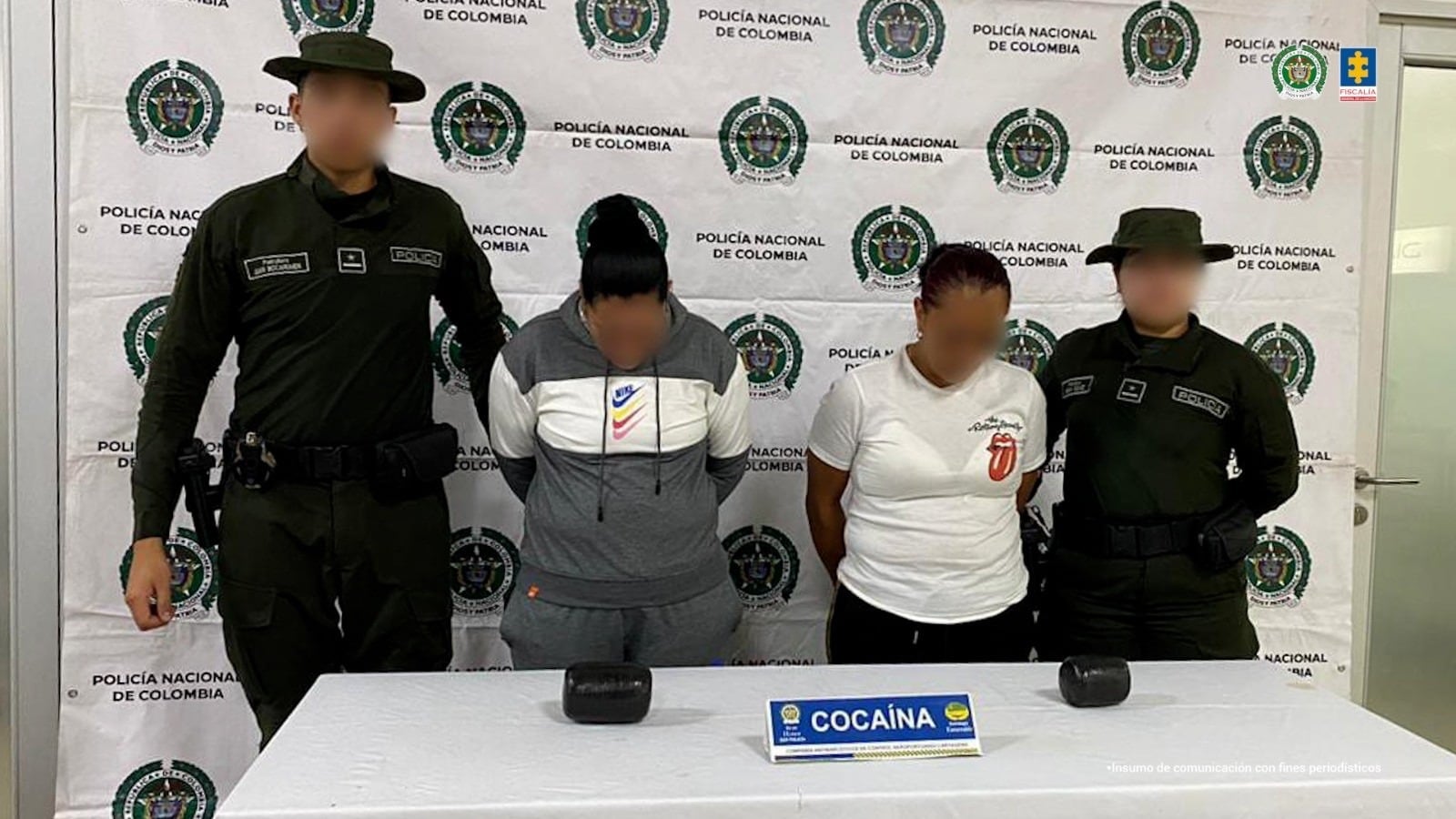 Cárcel para tres mujeres capturadas con estupefacientes en aeropuerto de Cartagena