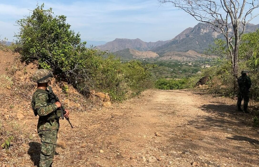 Disidencias de las Farc dejan un soldado herido tras ataque con drones en Ataco, Tolima. Cortesía: Ejército Nacional 