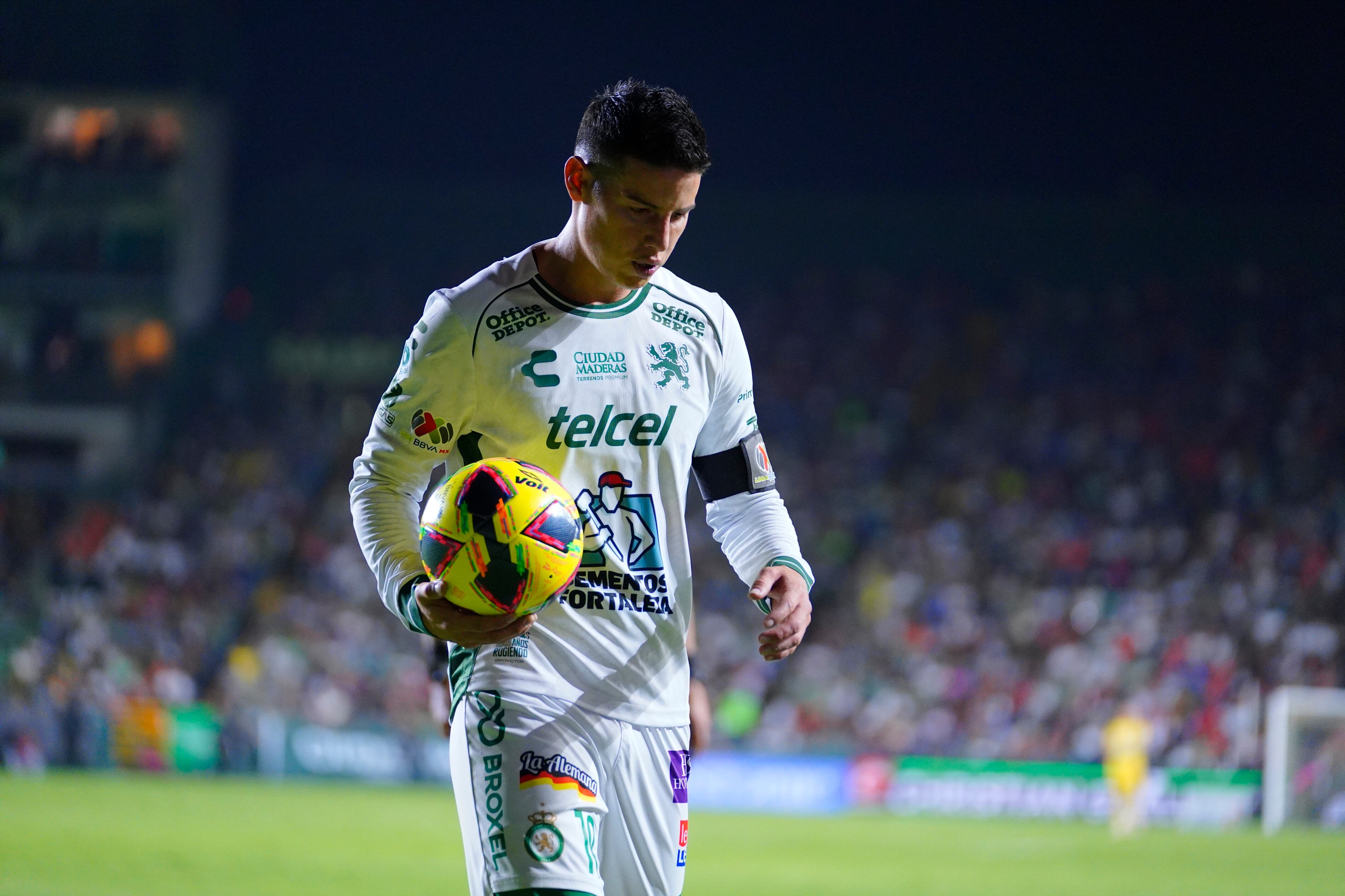 James Rodríguez, volante colombiano de León. (Photo by Luis Cano/Jam Media/Getty Images)