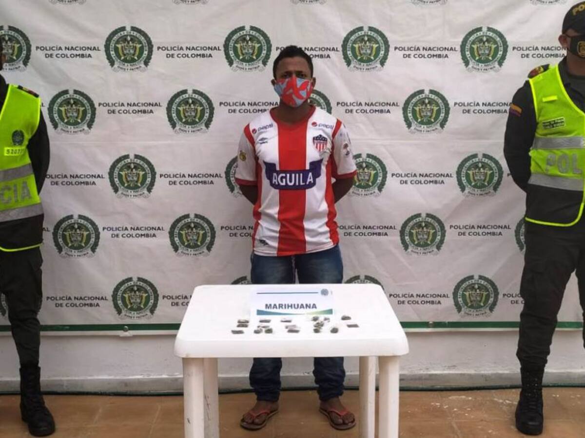 Capturan sujeto con droga al intentar evadir control policial en Mompox