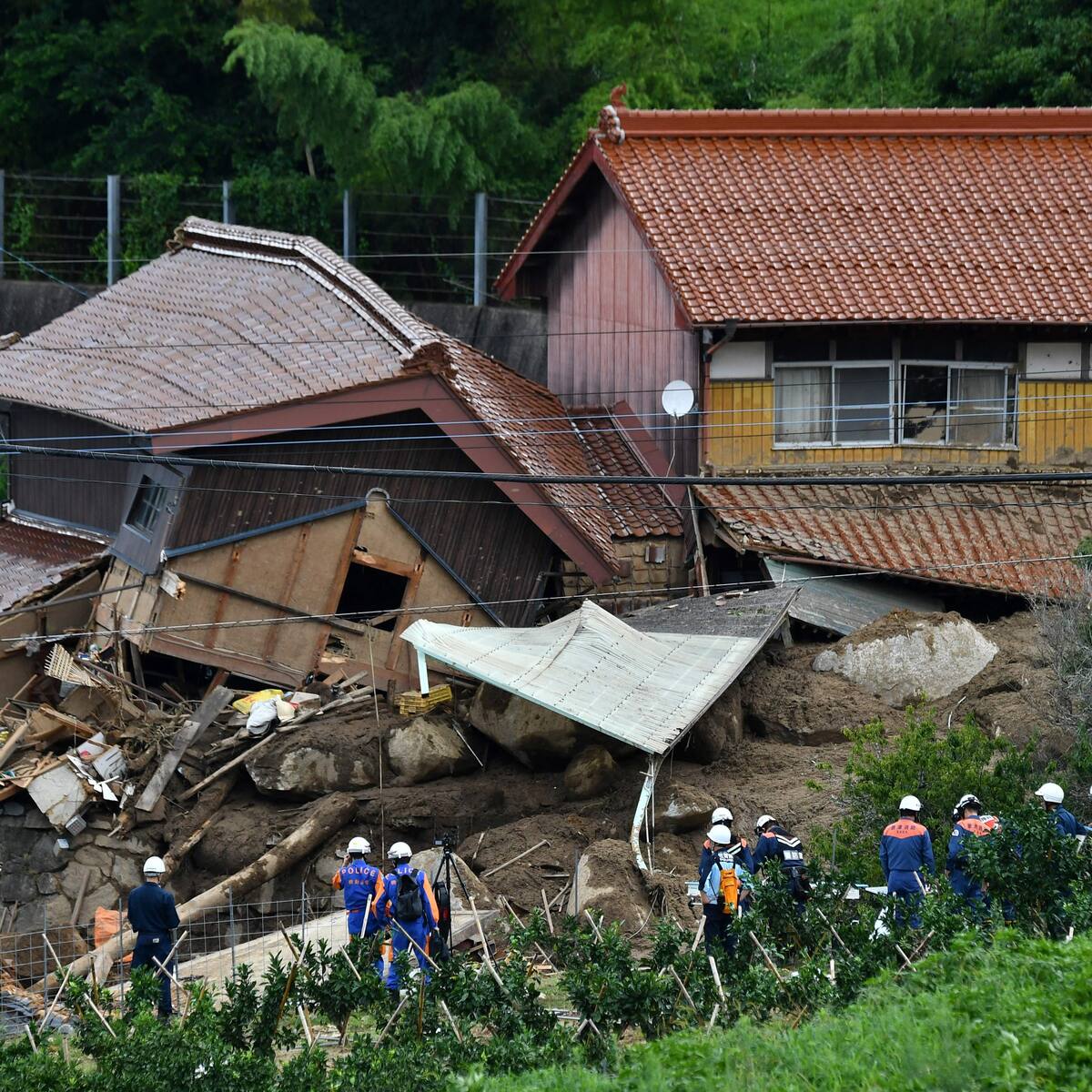 En algunas ciudades de Japón llovió en 24 horas lo que debía llover en un mes