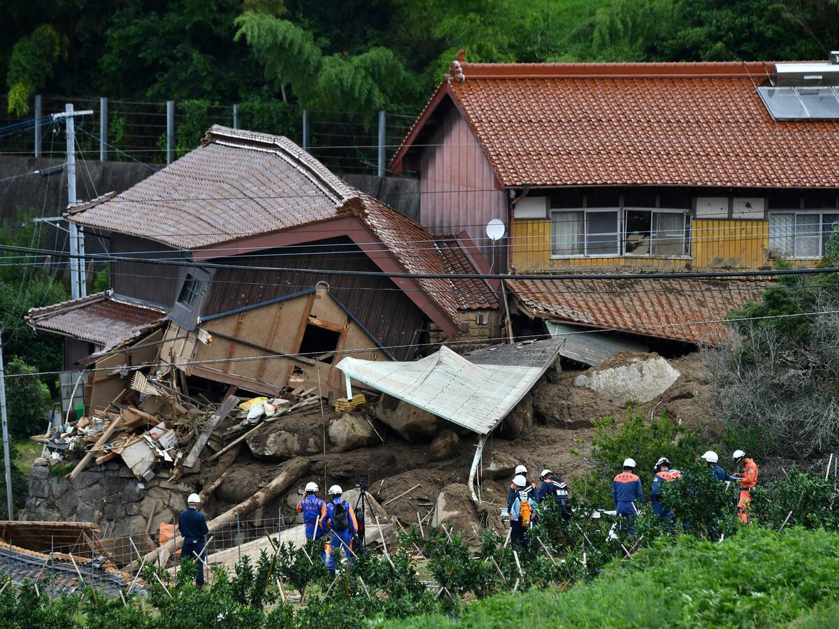 En algunas ciudades de Japón llovió en 24 horas lo que debía llover en un mes