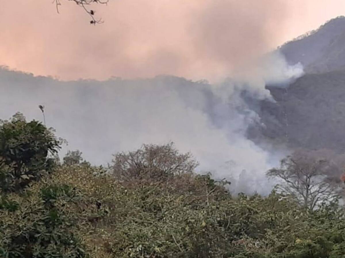 Bomberos de Ciénaga: "El incendio en la Sierra Nevada es provocado"