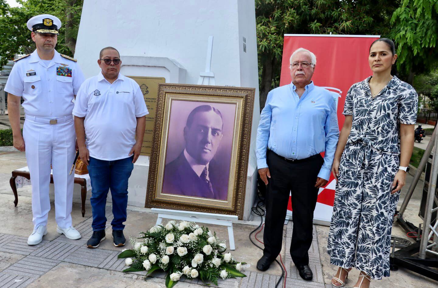 Homenaje por los 100 años de la muerte de Ernesto Cortissoz en Barranquilla./ Foto: Gobernación del Atlántico