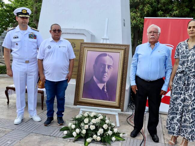 Homenaje por los 100 años de la muerte de Ernesto Cortissoz en Barranquilla./ Foto: Gobernación del Atlántico