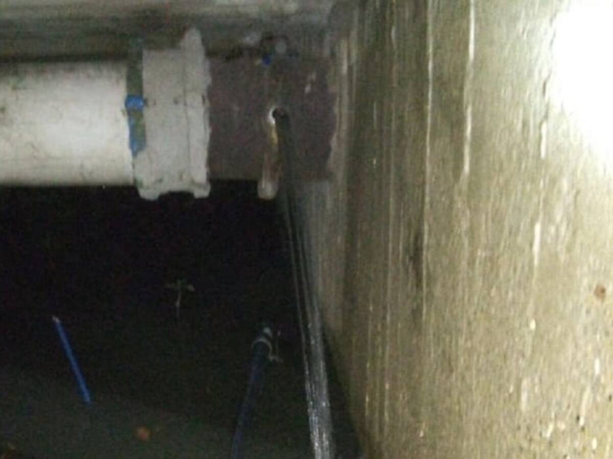 Acuacar reparó fuga de agua en tubería que cruza el puente Jiménez