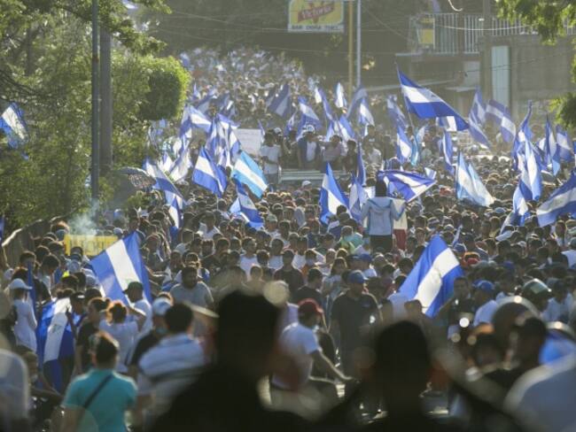Marchas contra Daniel Ortega en Nicaragua