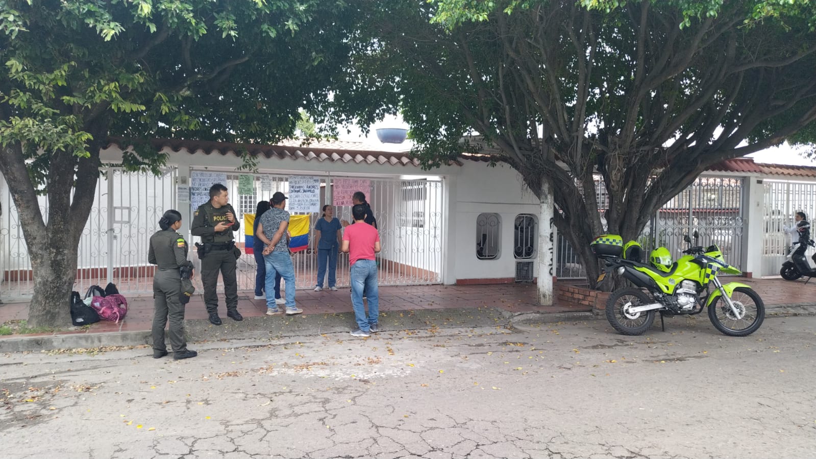 Protesta por deuda de salarios de Ips en Cúcuta