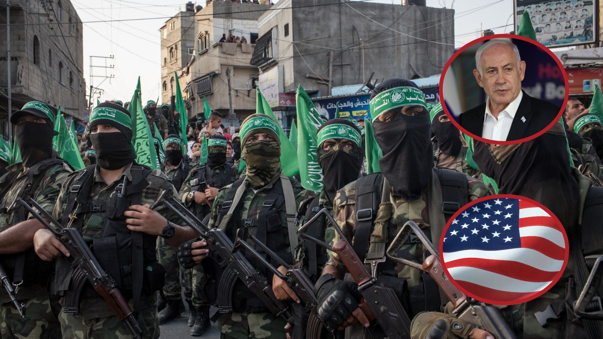 Hamás. Foto:Chris McGrath.Benjamin Netanyahu. Foto: Jack Guez -Poo.
Estados Unidos. Foto: Getty Images.