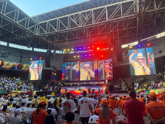 Cierre de campaña de Aberlardo De la Espriella en Medellin.