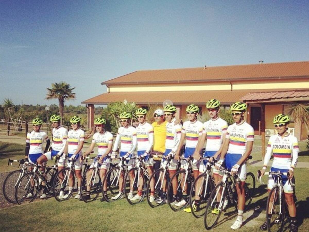 El equipo colombiano está en Toscana para el Mundial de Ruta