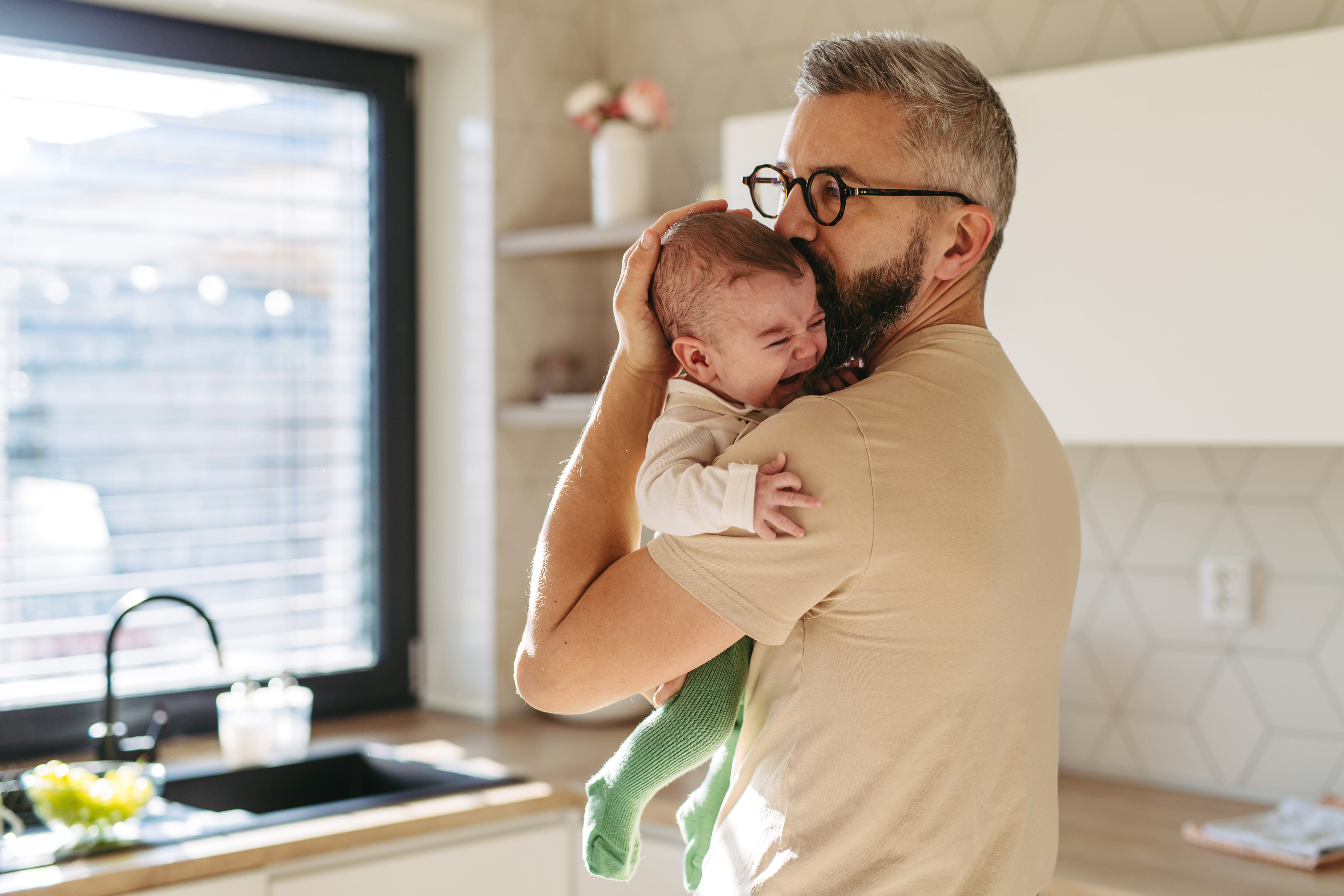 Bebé con cólicos, imagen de referencia (Getty Images).