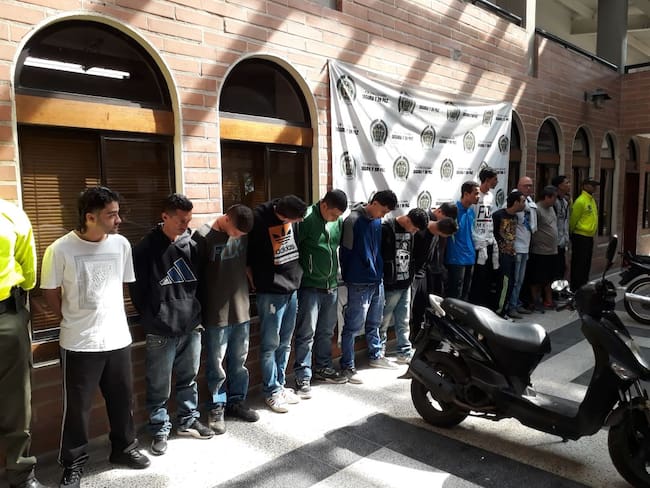 17 capturados por vender drogas en cercanías de la Universidad de Medellín