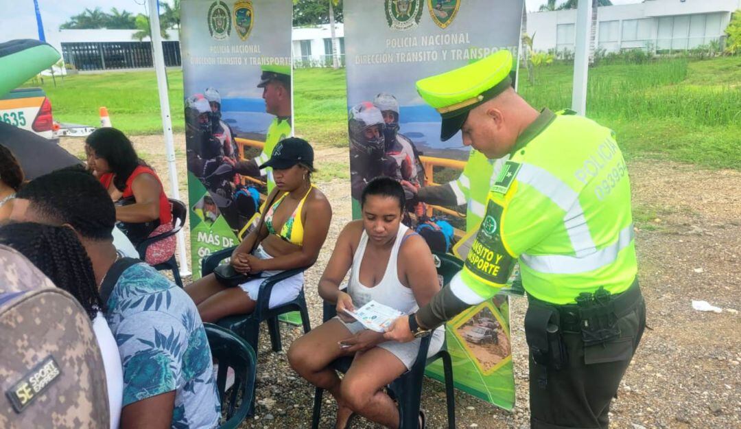 En el marco del puente festivo del Sagrado Corazón en la Ruta 90 A 01 km 8 Vía Cartagena Barranquilla