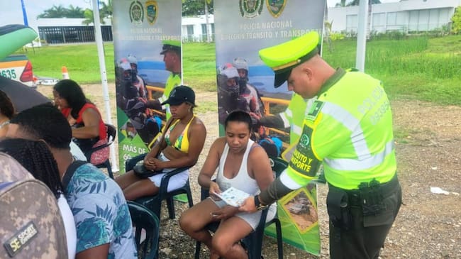 En el marco del puente festivo del Sagrado Corazón en la Ruta 90 A 01 km 8 Vía Cartagena Barranquilla