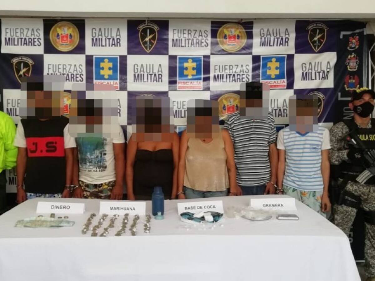 Caen 6 presuntos integrantes de una banda al servicio del Clan del Golfo