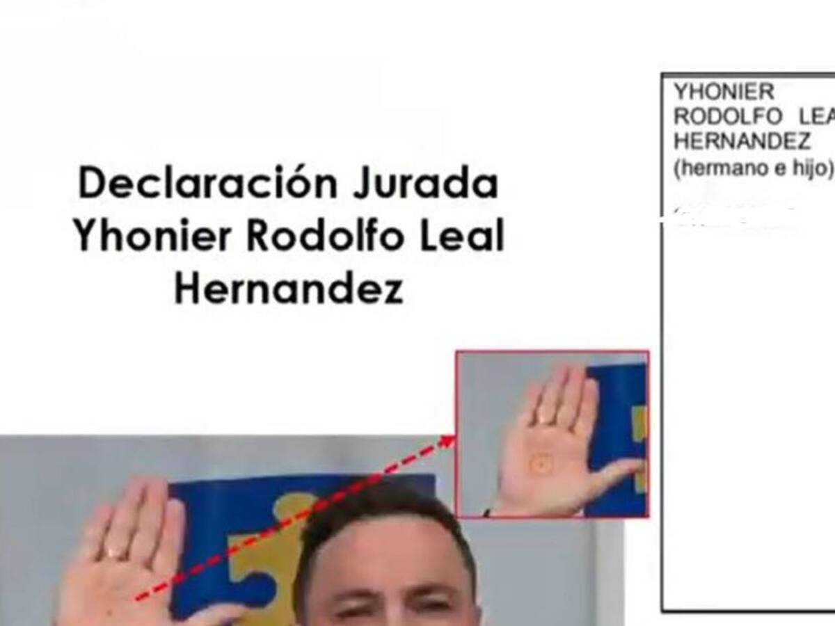 Los rastros que habría dejado Yhonier Leal tras manipular escena del crimen