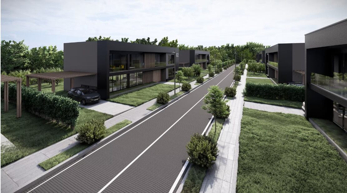 Este es uno de los modelos de casas que se construirán al pie del aeropuerto de Tunja. Imagen | projectagroup.com