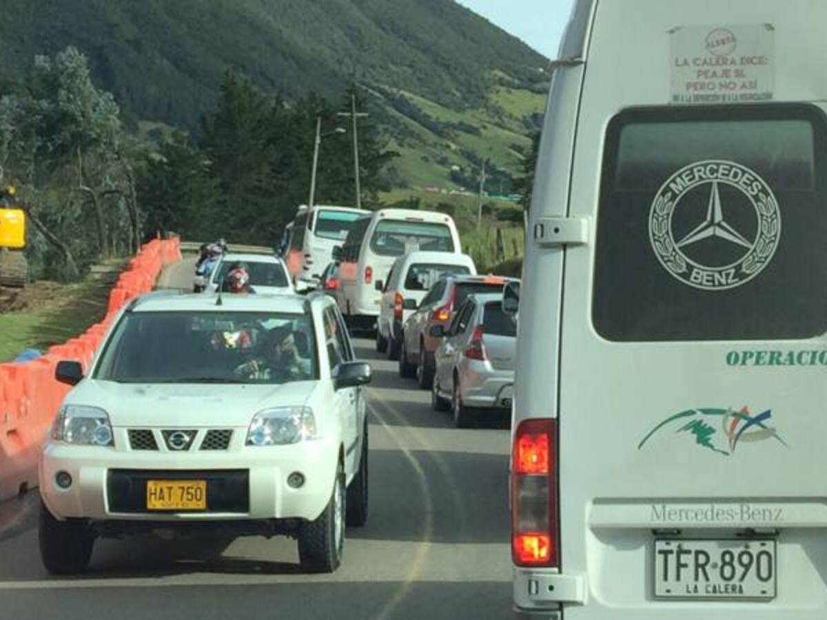 No hay plata para una nueva vía a La Calera