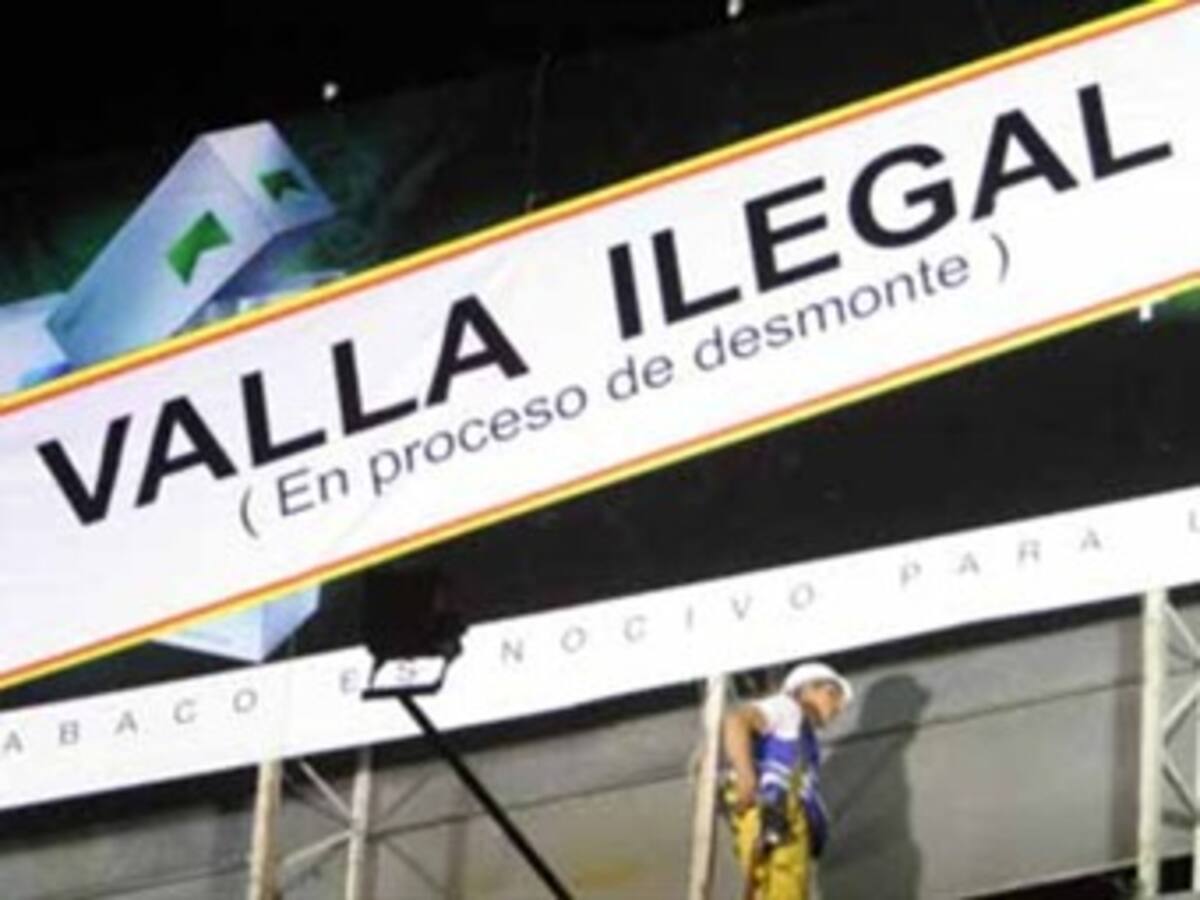 Duras sanciones para quienes no cumplan normas de publicidad exterior
