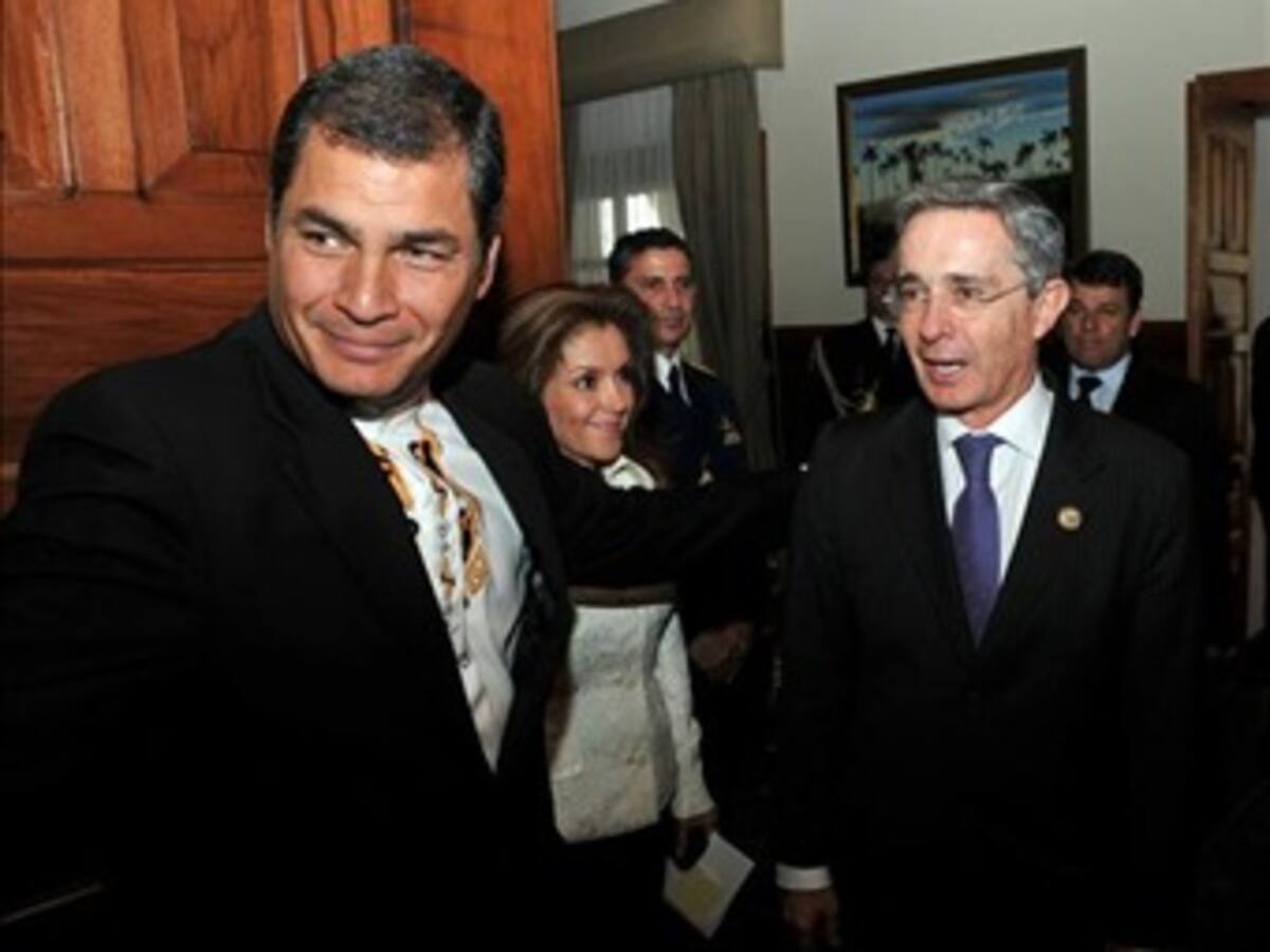Uribe y Correa están a un paso de normalizar las relaciones colombo-ecuatorianas