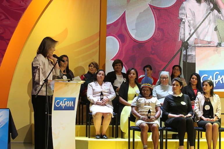 Premio Cafam a la mujer 2017