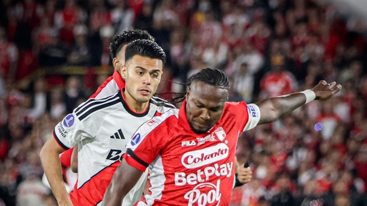 Hugo Rodallega tras el empate entre Santa Fe y River en Copa Sudamericana: “Fue injusto el marcador”