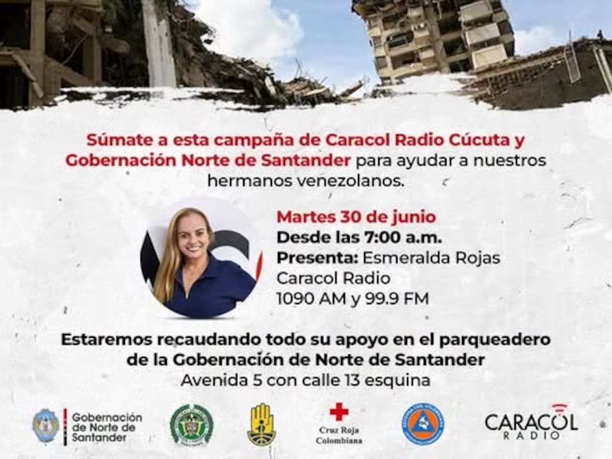 “Juntos por Venezuela” campaña por los damnificados del terremoto