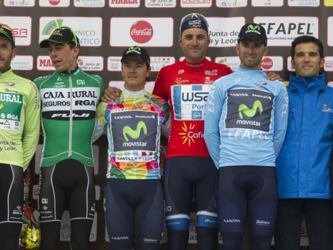 Valverde se quedó con la Vuelta Castilla y León; Anacona fue el mejor colombiano