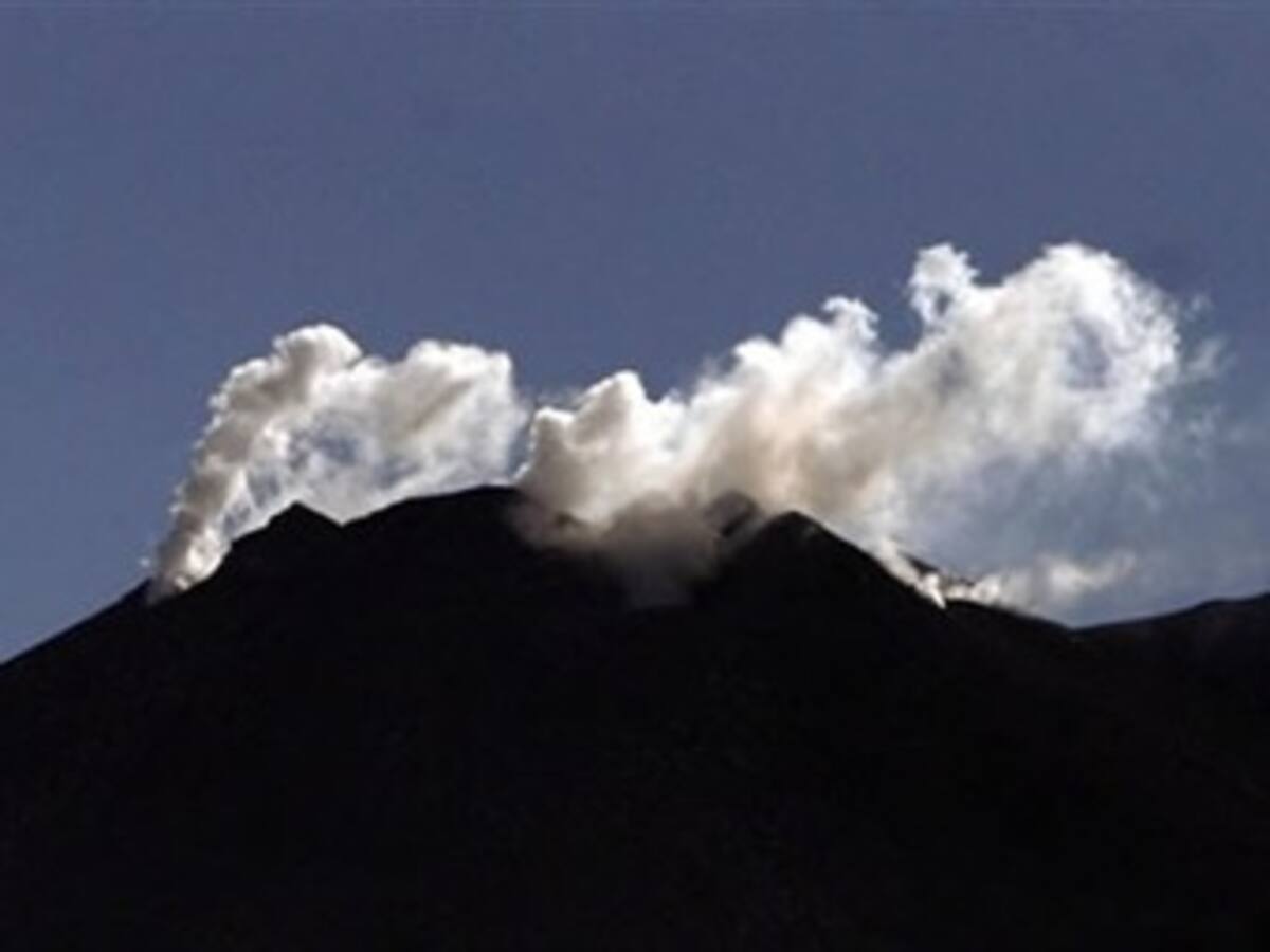 Ingeominas no descarta una nueva erupción del volcán Galeras