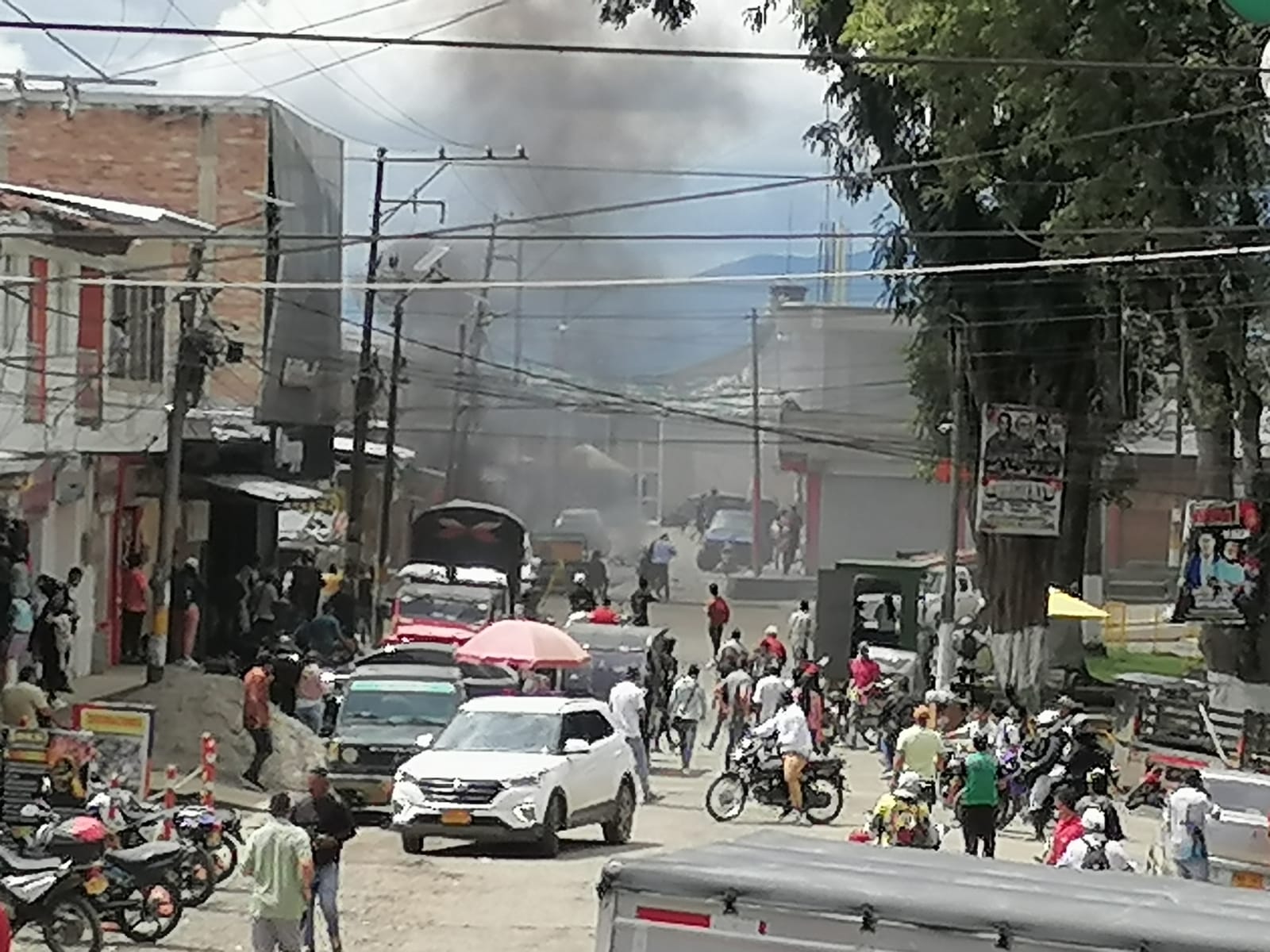 Detonación de motocicleta con explosivos en Morales, Cauca.