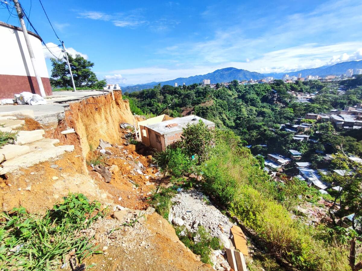 Siguen las afectaciones por lluvias en un barrio de Bucaramanga