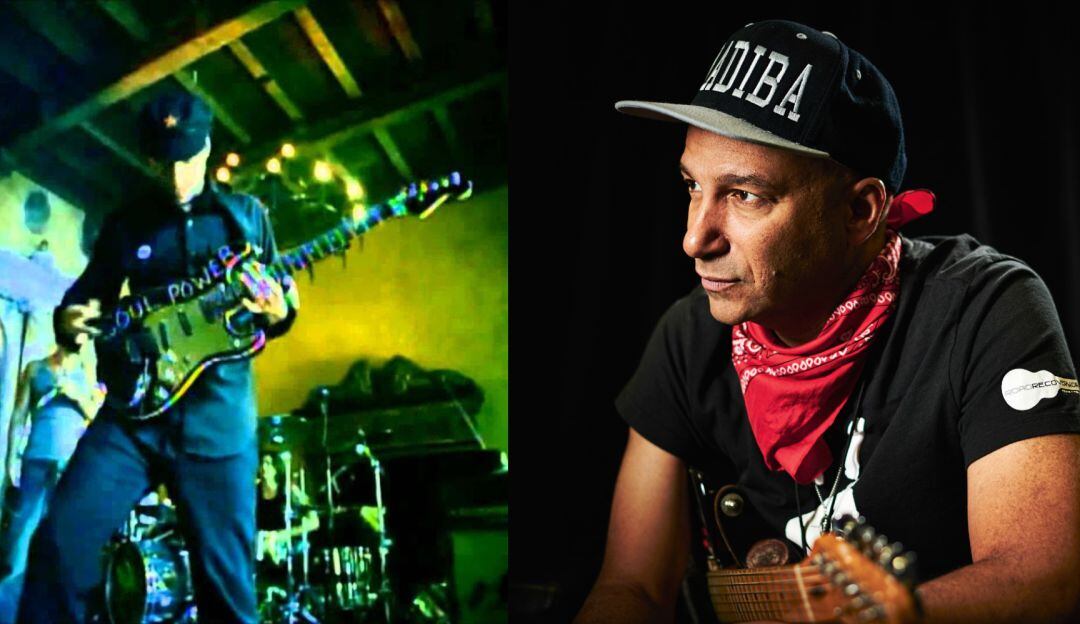 Tom Morello. Fotos: Yootube/ Getty Images.