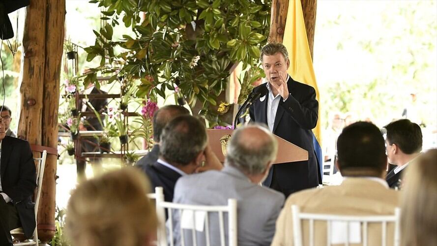 El presidente Juan Manuel Santos. Foto: Colprensa