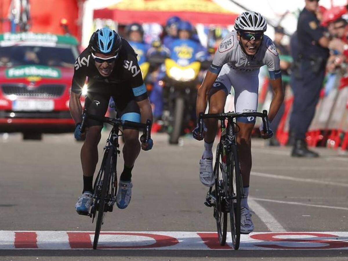 Por foto finish, Rigoberto Urán no pudo celebrar victoria de etapa en La Vuelta a España